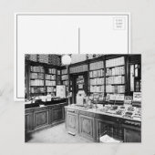 Carte Postale Boutique de cigares, 1895 (Devant / Derrière)