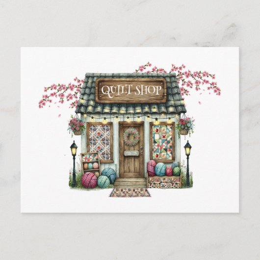 CARTE POSTALE BOUTIQUE DE COUVERTURES (Devant)