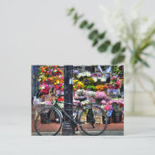 Carte Postale Boutique de fleurs (Debout devant)