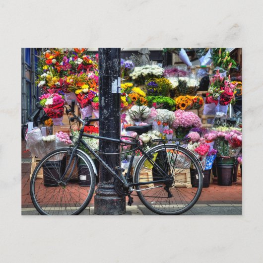 Carte Postale Boutique de fleurs (Devant)
