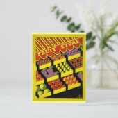 Carte Postale Boutique de fruits - Poster de l'APM - (Debout devant)