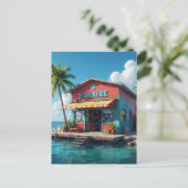Carte Postale Boutique de snacks de Bonaire (Debout devant)
