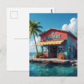 Carte Postale Boutique de snacks de Bonaire (Devant / Derrière)