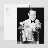 Carte Postale Boutique de soda, 1936 (Devant / Derrière)