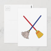 Carte Postale Boutique et salle croisées (Devant / Derrière)