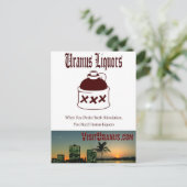 Carte Postale Boutique Liquor (Debout devant)