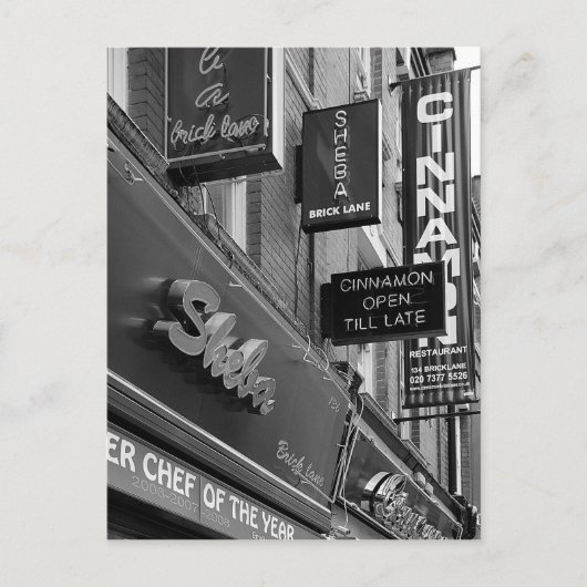 Carte Postale Boutiques de Londres (Devant)