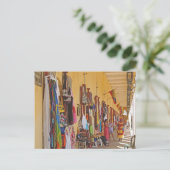 Carte Postale Boutiques de souvenirs en Carthagène Colombie (Debout devant)