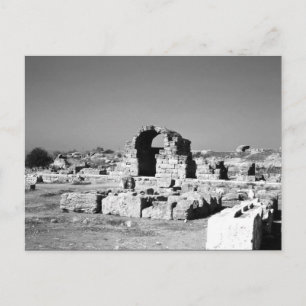 Carte Postale Boutiques Grèce vintage Agora Corinth antique