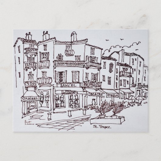Carte Postale Boutiques Saint-Tropez | French Riviera, France (Devant)