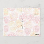 Carte Postale Bouton (Dos)