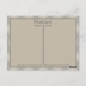 Carte Postale Bouton Avec Aiguille Et Thread Conception (Dos)