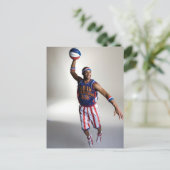 Carte Postale Bouton du temps de vol (Debout devant)