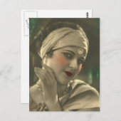 Carte Postale Bouton Exotique (Devant / Derrière)