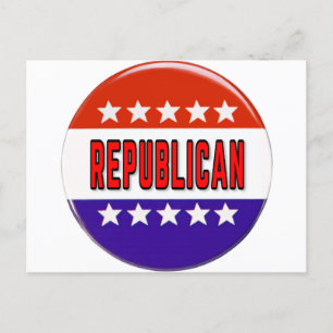 Carte Postale Bouton républicain