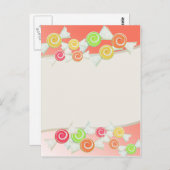 Carte Postale Boutons de bonbons (Devant / Derrière)