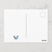 Carte Postale Boutons de texte personnalisé (Dos)