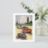 Carte Postale Boutons géants (Debout devant)