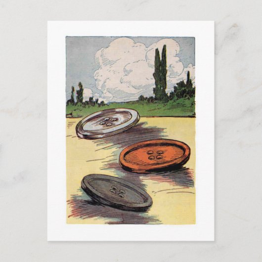 Carte Postale Boutons géants (Devant)