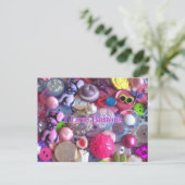 Carte Postale Boutons I Love (Debout devant)