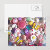 Carte Postale Boutons Printemps (Devant / Derrière)