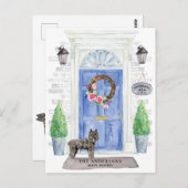 Carte Postale Bouvier des Flandres Moving Faire-part (Devant / Derrière)