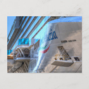 Carte Postale Bow bateau de croisière de luxe