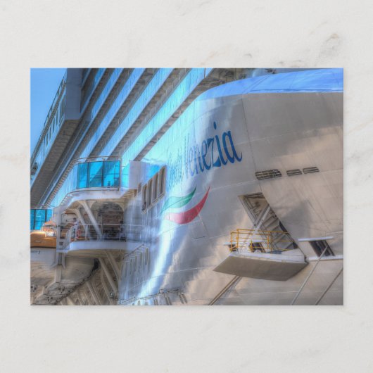Carte Postale Bow bateau de croisière de luxe (Devant)