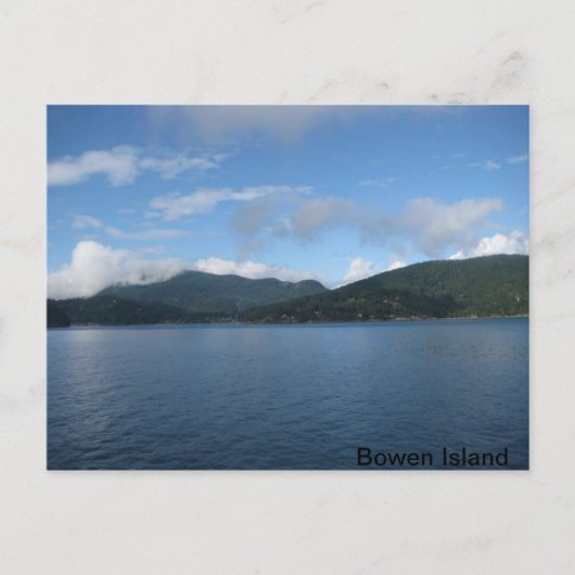 Carte Postale Bowen Island Canada (Devant)