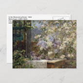 Carte Postale Bower en fleurs par Egner (Devant / Derrière)