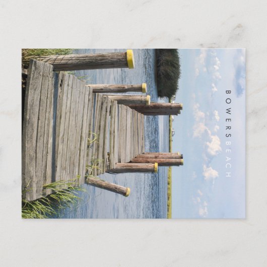 Carte Postale Bowers Beach - Delaware. (Devant)