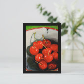 CARTE POSTALE BOWL OF CHERRIES (Debout devant)