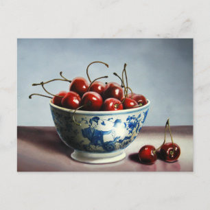 Carte Postale Bowl of Cherries Postcard