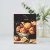Carte Postale Bowl of Curacao Oranges de Louise Moillon (1634) (Debout devant)