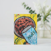 Carte Postale Bowl of Nuts Mixed Media Collage (Debout devant)