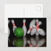 Carte postale Bowling (Devant / Derrière)