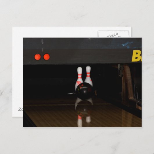 Carte postale Bowling (Devant / Derrière)