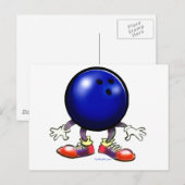 Carte Postale Bowling (Devant / Derrière)