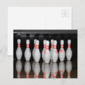 Carte postale Bowling (Devant / Derrière)
