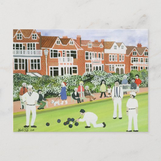 Carte Postale Bowling à Eastbourne (Devant)