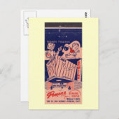 Carte Postale Bowling Alley, Pomona, Californie Vintage (Devant / Derrière)