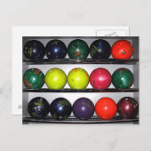 Carte Postale Bowling Balls (Devant / Derrière)