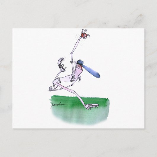 Carte Postale BOWLING - cricket, tony fernandes (Devant)