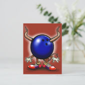 Carte Postale Bowling Demon (Debout devant)