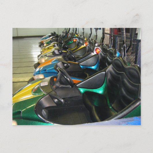 Carte Postale Bowwalk Bumper Cars Rehoboth Beach Delaware DE (Devant)