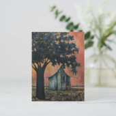 Carte Postale Box Elder Blues, avec guitare acoustique (Debout devant)