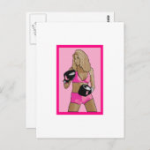 Carte Postale Boxe (Devant / Derrière)