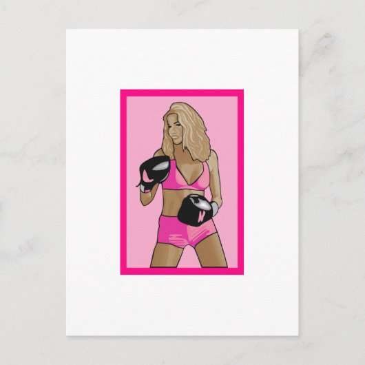 Carte Postale Boxe (Devant)