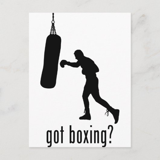 Carte Postale Boxe (Devant)