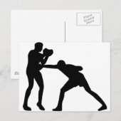 Carte Postale Boxe (Devant / Derrière)
